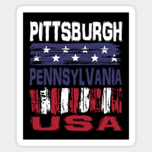 Pittsburgh Pennsylvania USA T-Shirt Sticker